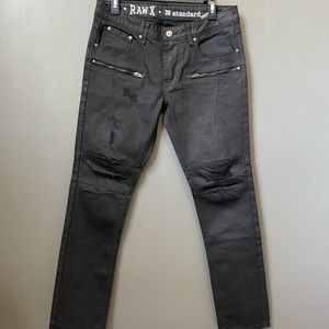 NEW Raw X 30 Standard Black Jeans